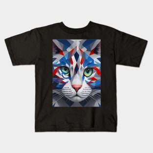 Patriotic Purrfection Kids T-Shirt